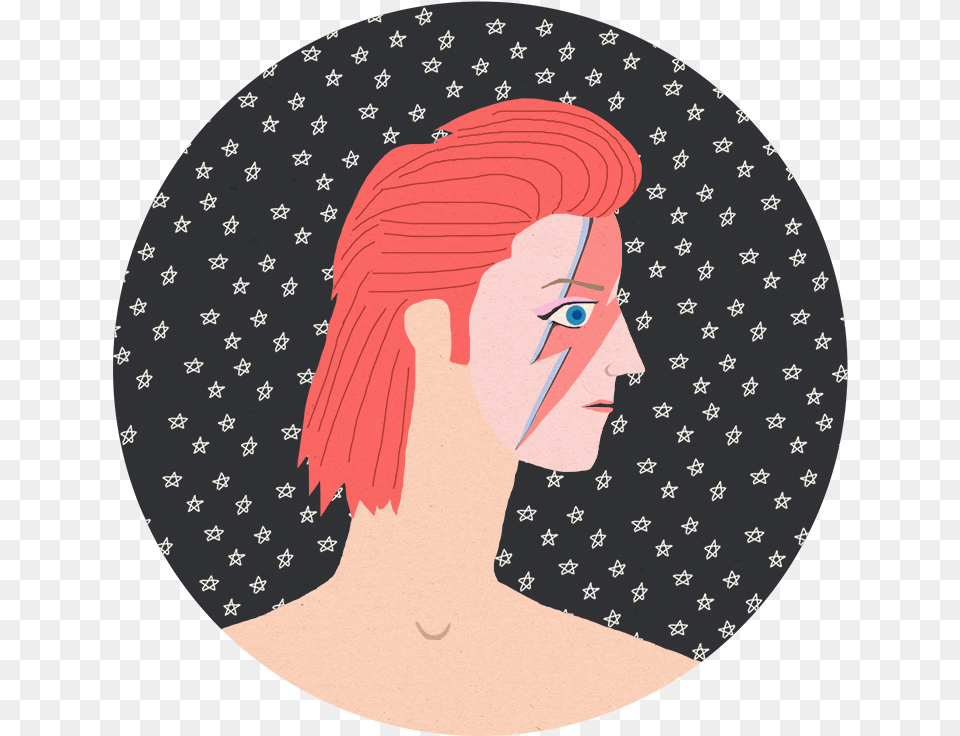 Sandrachiu Davidbowie Art Attacks Online Facebook Logo Black And White, Body Part, Face, Head, Neck Free Png Download