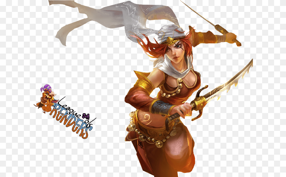 Sandstorm Katarina From League Of Legends Cosplay Costume Katarina Sandstorm, Adult, Wedding, Weapon, Sport Png