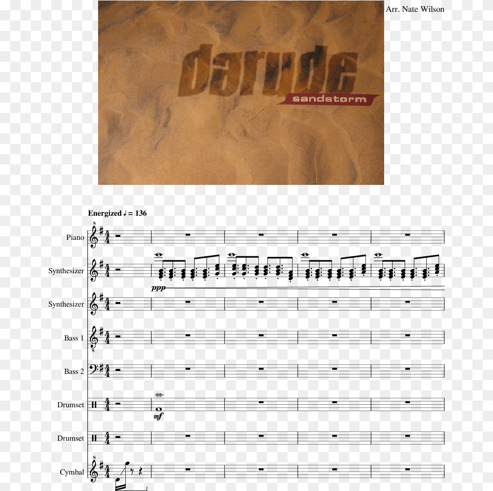 Sandstorm Sheet Music Composed By Arr Darude Sandstorm Guitar, Nature, Outdoors, Desert, Dune Png