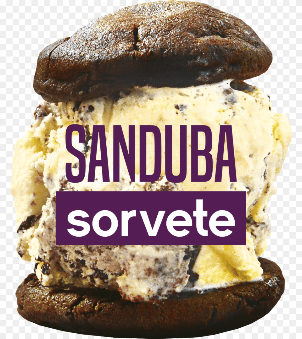 Sanduba De Sorvete Ice Cream, Dessert, Food, Ice Cream, Burger Png Image