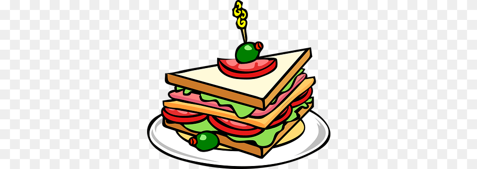Sandwich Birthday Cake, Cake, Cream, Dessert Png Image