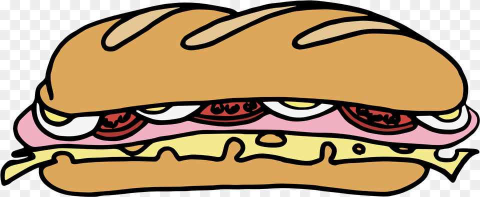 Sandwich Clip Art Images Sub Sandwich Clipart, Burger, Food Free Png Download