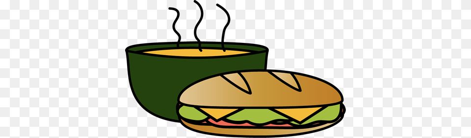 Sandwich Clipart Soup And Sandwich Clipart, Food, Lunch, Meal, Burger Free Transparent Png