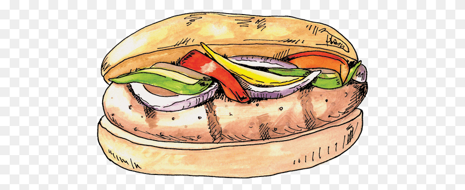 Sandwich Clipart Warm Food, Burger Free Png