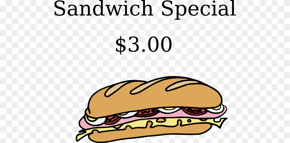 Sandwich Color Clip Art For Web, Burger, Food Free Png Download