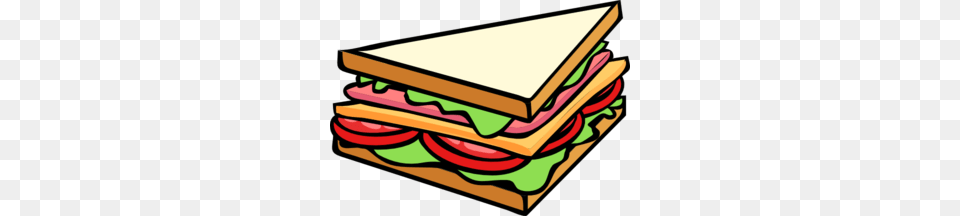 Sandwich Half Clip Art, Food, Lunch, Meal Png