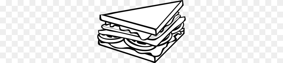 Sandwich Half Clip Art Sandwich Clip Art, Book, Publication, Stencil, Smoke Pipe Free Transparent Png