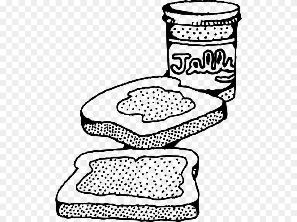 Sandwich Jelly Jam Toast Marmalade Preserve Peanut Butter And Jelly Sandwich Coloring Page, Smoke Pipe Png