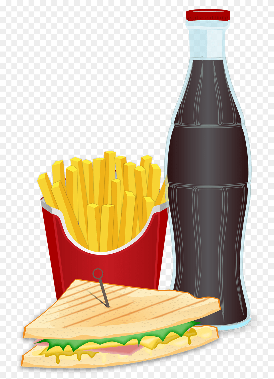 Sandwich Menu Clipart, Beverage, Soda, Food, Fries Png