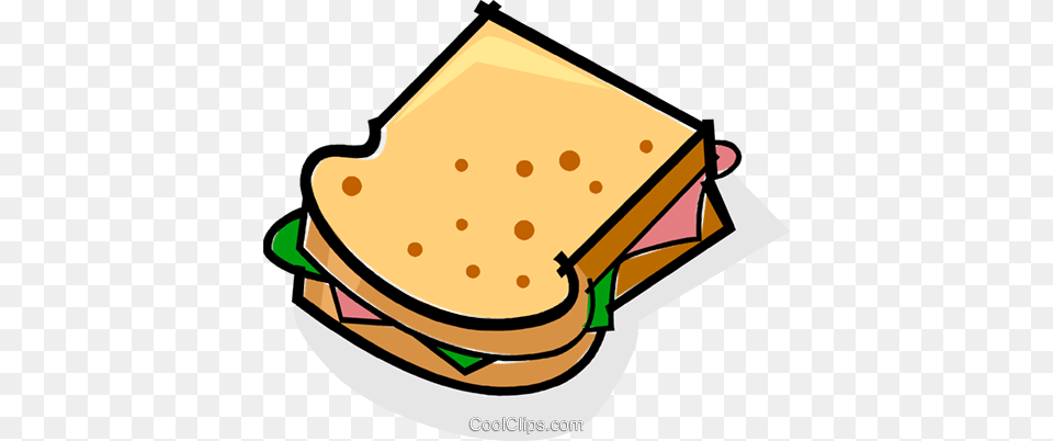 Sandwich Royalty Vector Clip Art Illustration, Food, Bread Free Png Download