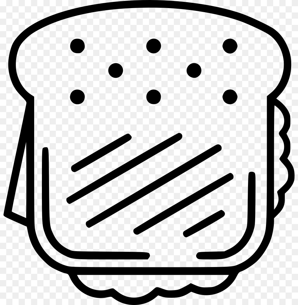 Sandwich Sandwich Transparent Black And White, Drain, Face, Head, Person Free Png Download