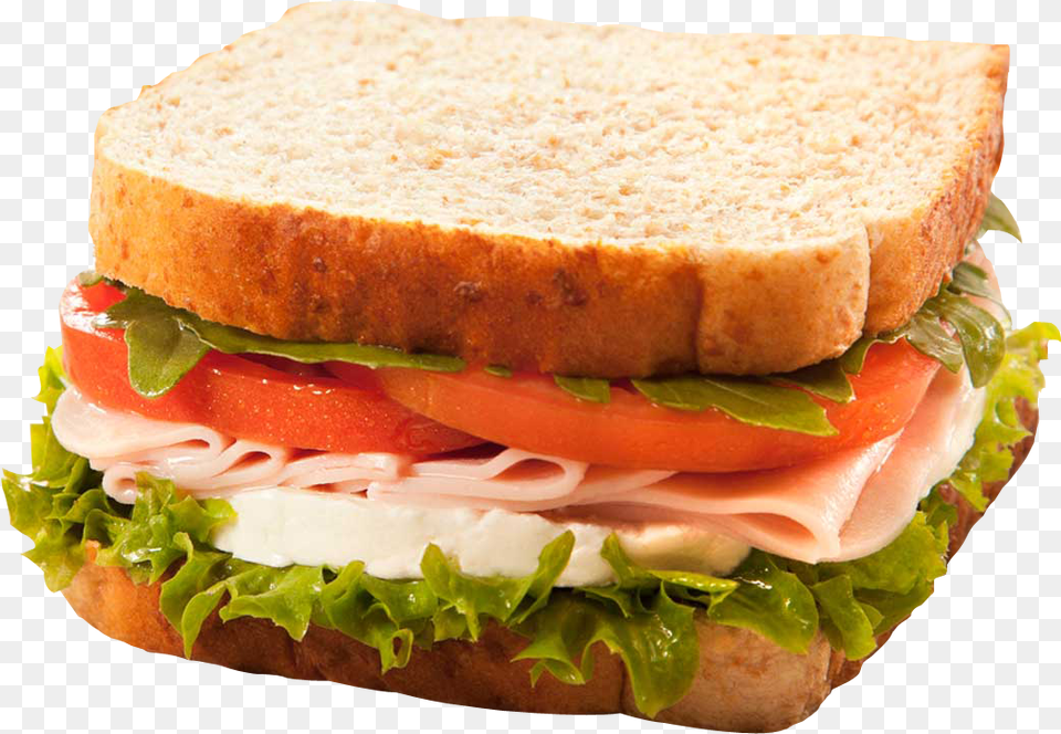 Sandwich Transparent Image Ham Sandwich, Burger, Food, Lunch, Meal Free Png Download