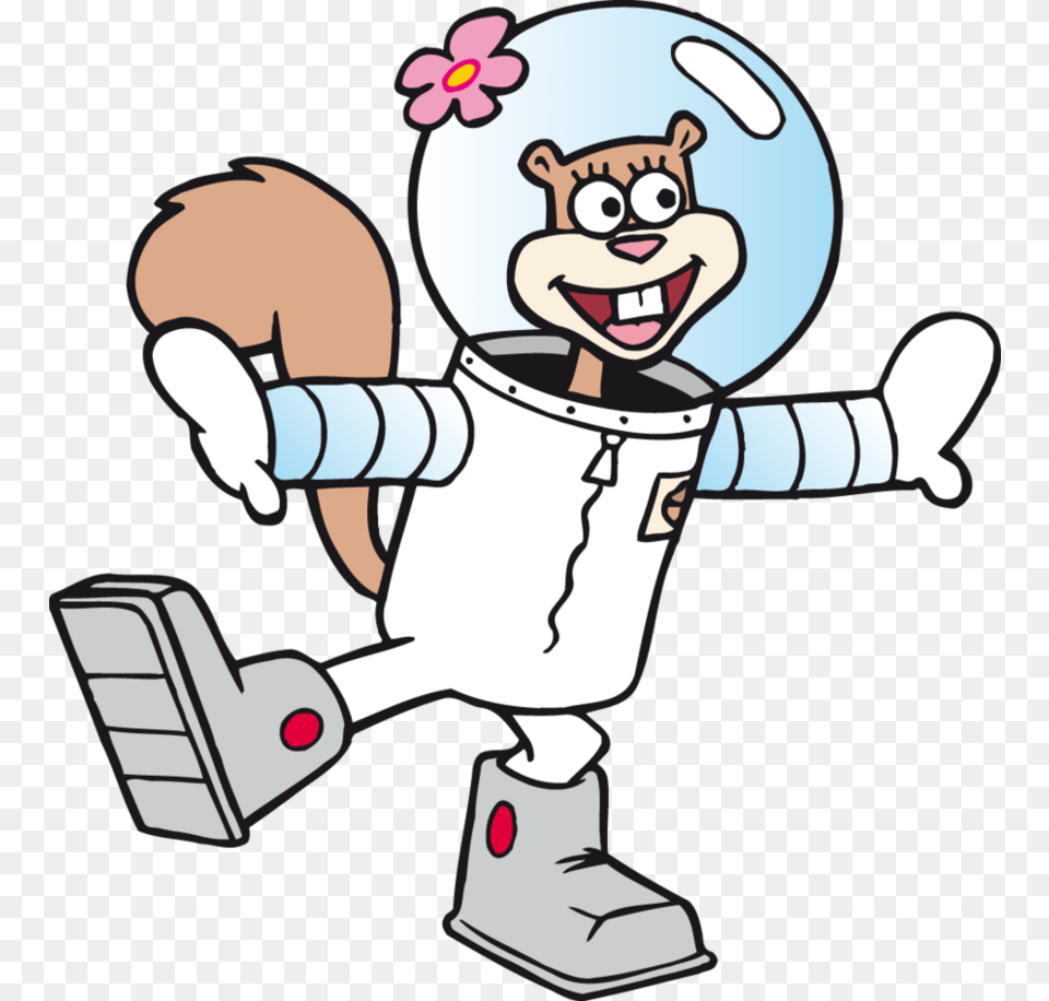 Sandy Cheeks, Cartoon, Animal, Bear, Mammal Png Image