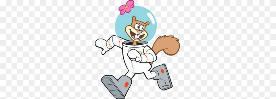 Sandy Cheeks Clipart Clip Art Images, Cartoon, Cleaning, Person Png Image