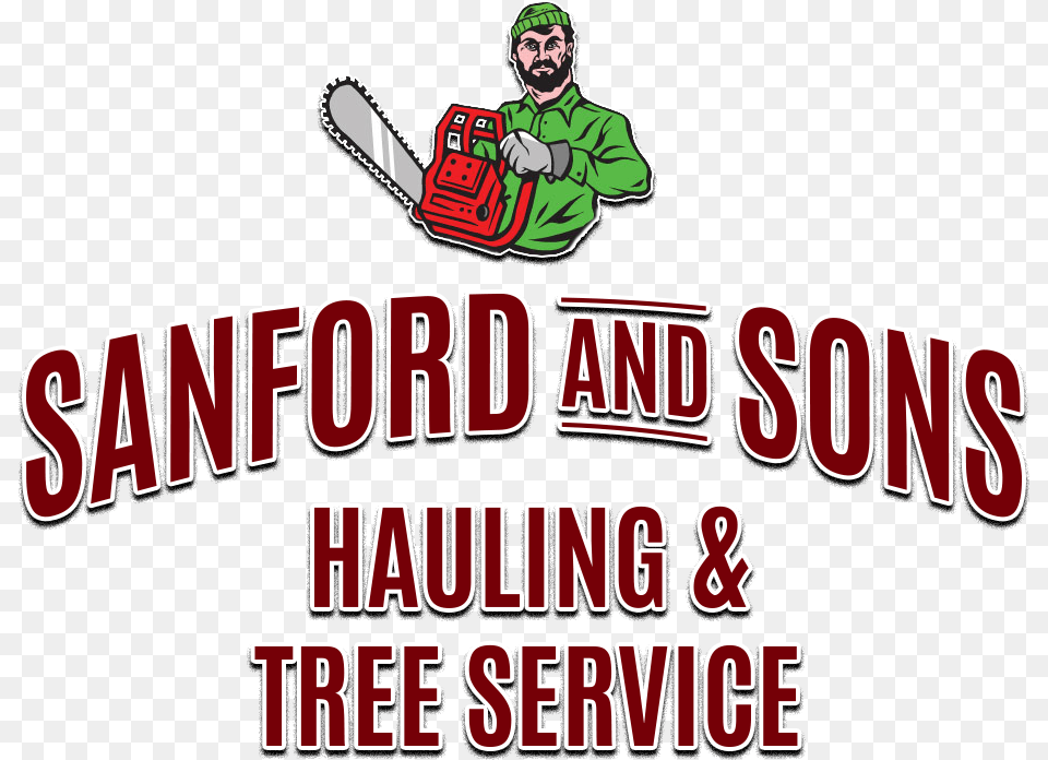 Sanford Amp Sons Hauling Amp Tree Service Graphic Design, Plant, Grass, Adult, Person Free Png