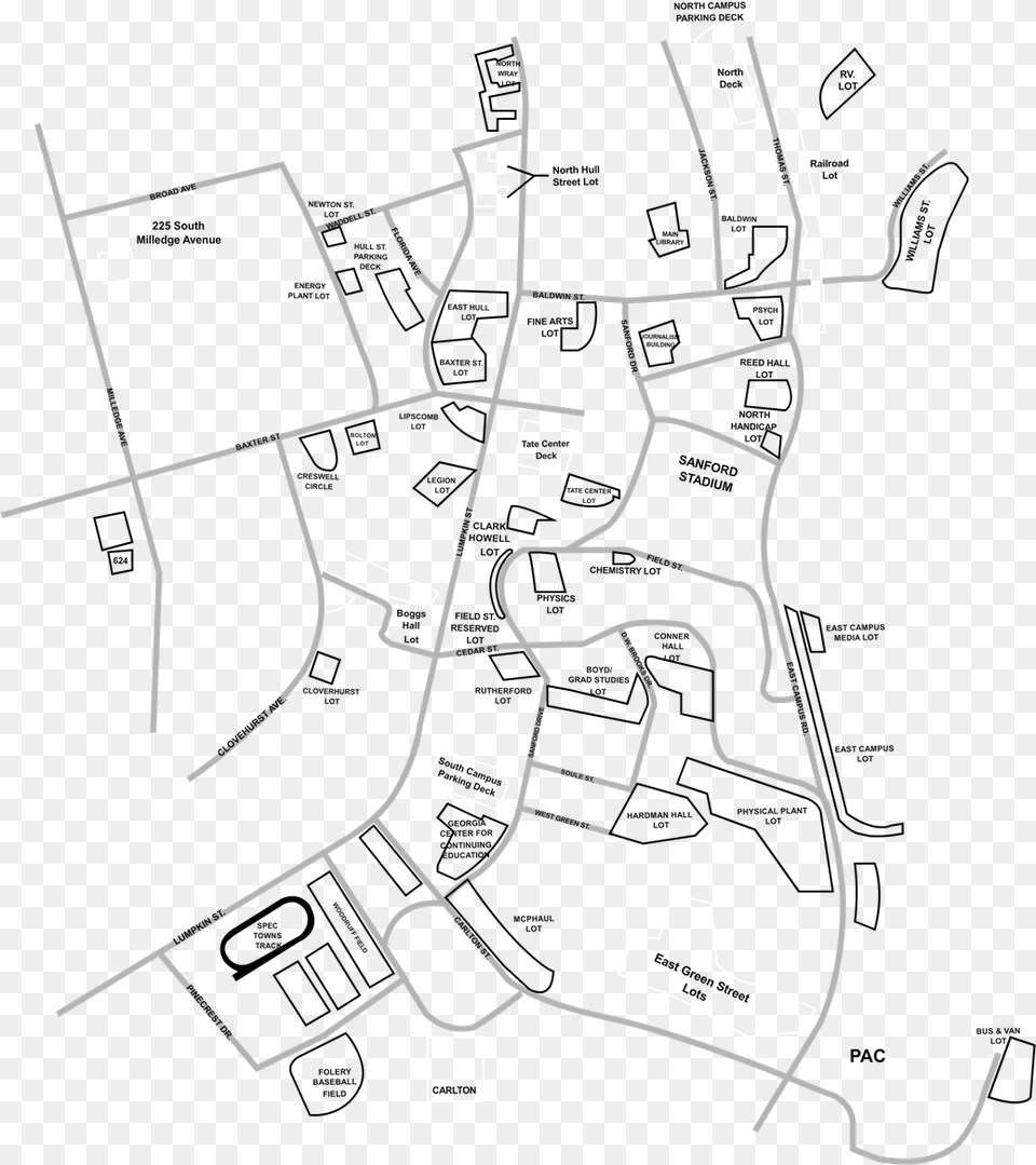 Sanford Stadium Parking, Chart, Diagram, Plan, Plot Png