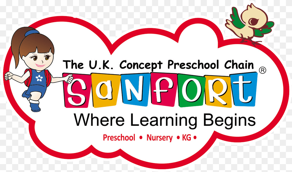 Sanfort Logo25 Sanfort School, Sticker, Baby, Person, Face Free Png Download