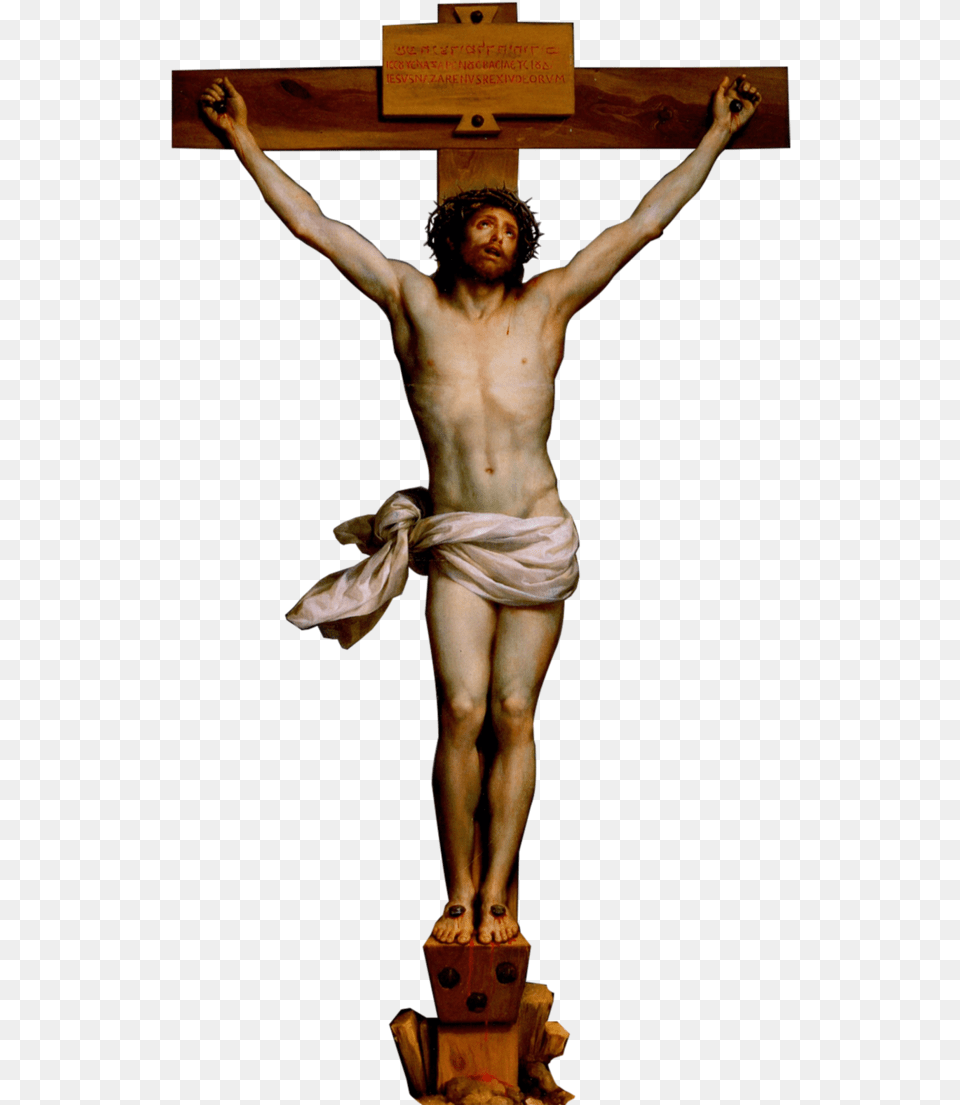 Sangre De N Jesus Christ On Cross, Symbol, Adult, Male, Man Free Png