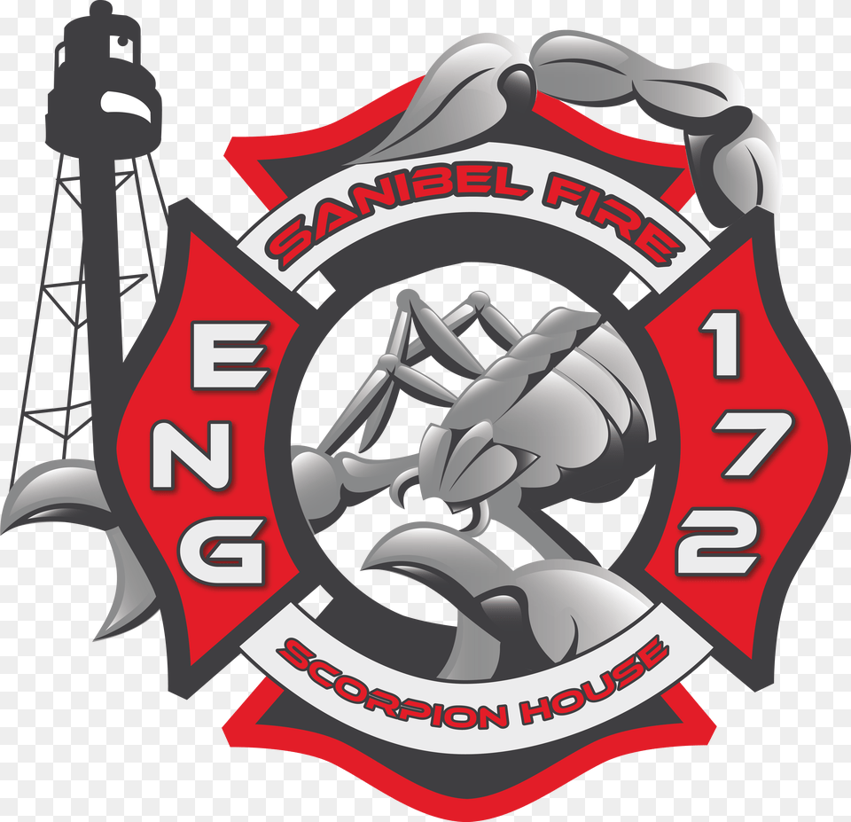 Sanibel Fire And Rescue District, Dynamite, Weapon, Logo, Emblem Free Png Download