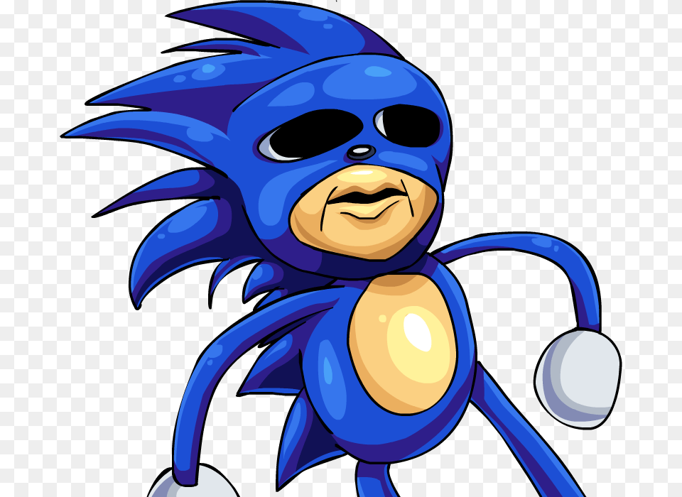 Sanic Sonic Meme, Book, Comics, Publication, Baby Free Png Download