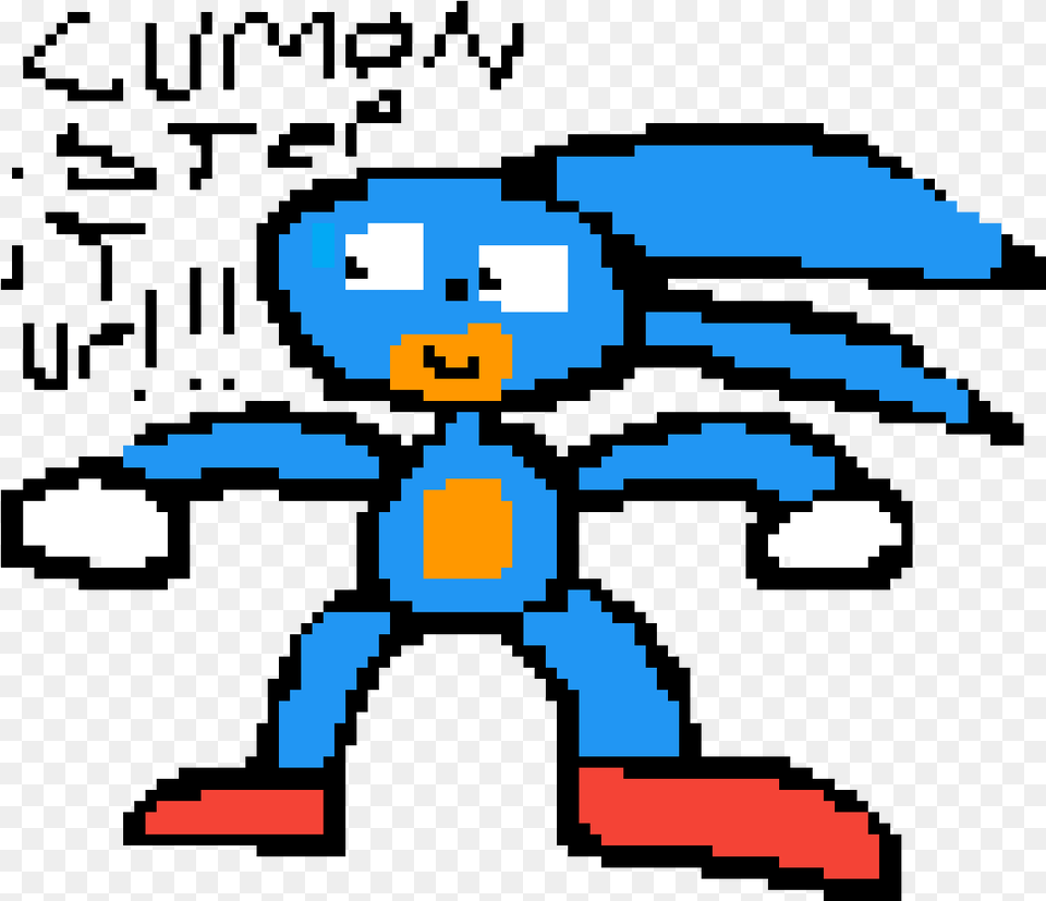 Sanic Sprite, Qr Code Free Transparent Png