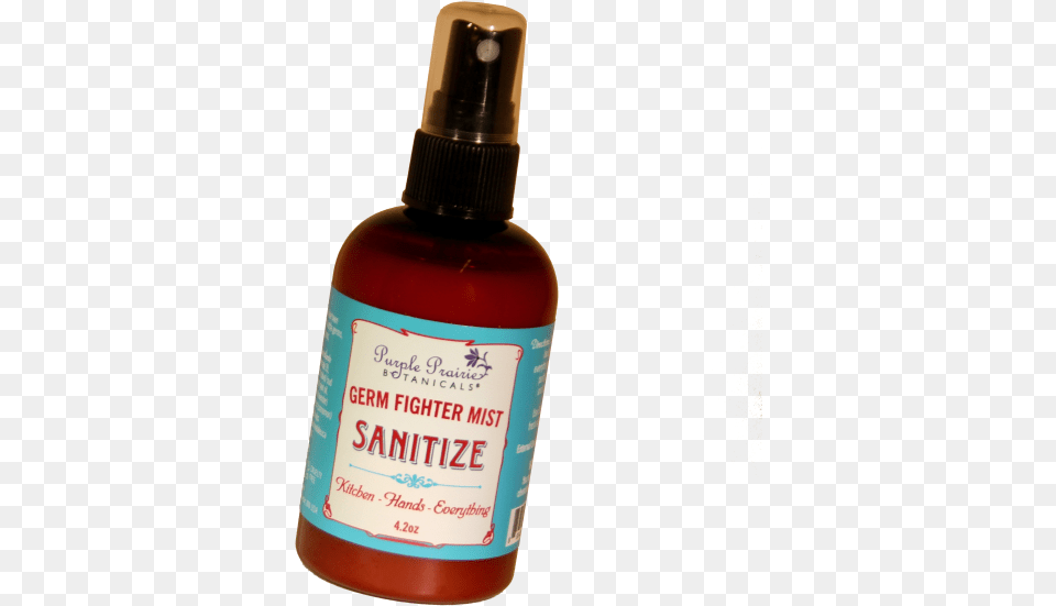 Sanitize Germ Fighter Mist Aromatherapy Spray Glass Bottle, Cosmetics, Perfume, Tin, Lotion Free Png Download