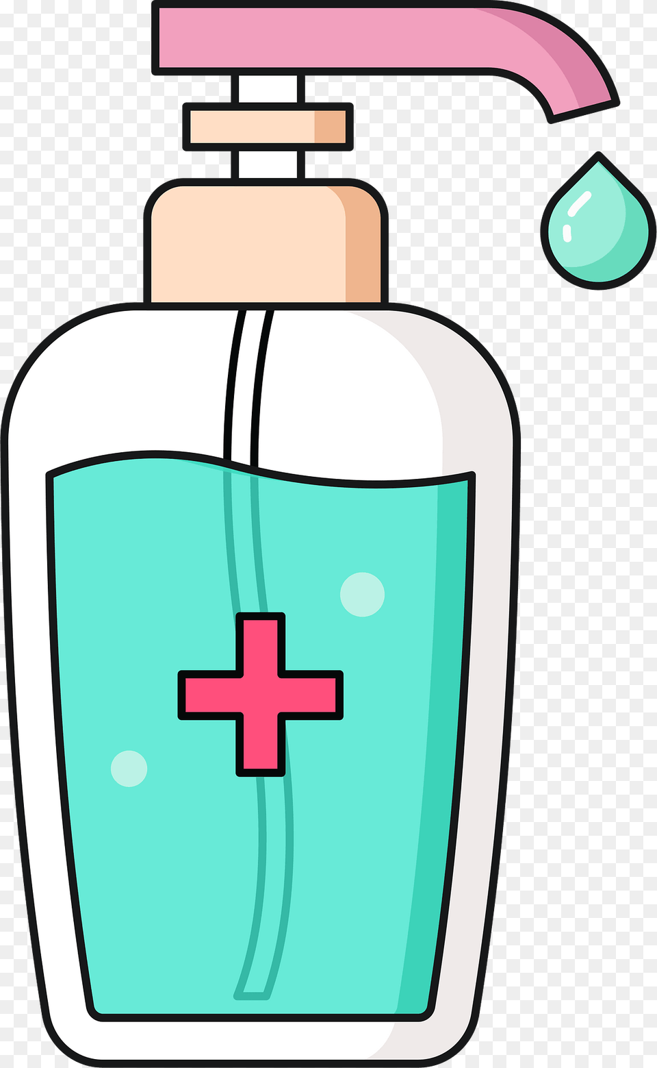 Sanitizer Clipart, Bottle, First Aid, Lotion, Cosmetics Png