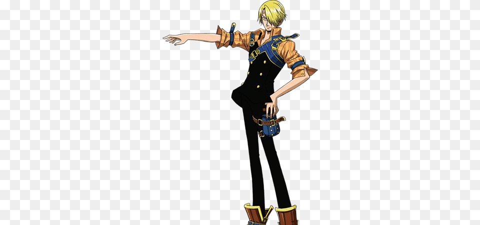 Sanji In Unlimited Adventure One Piece Unlimited Adventure Sanji, Book, Publication, Comics, Adult Png Image