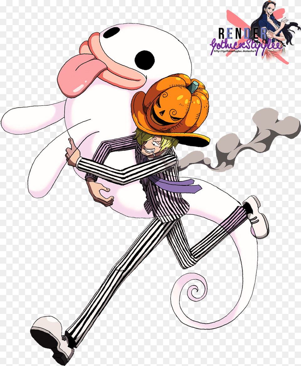 Sanji One Piece Halloween, Book, Comics, Publication, Adult Png Image