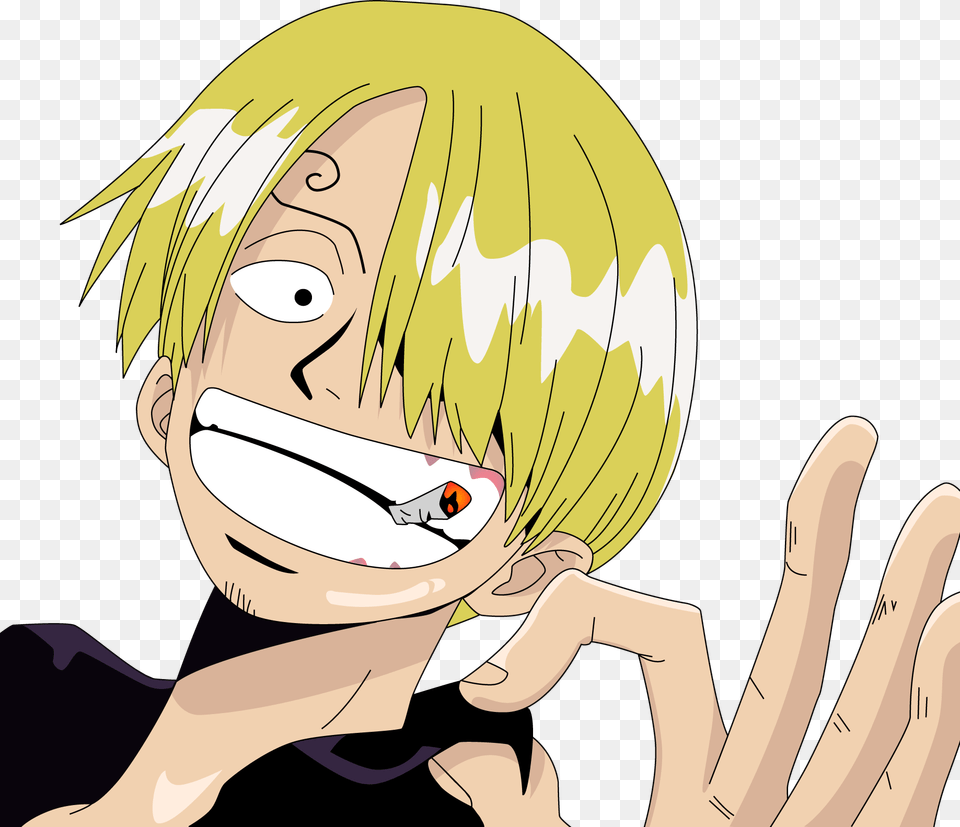 Sanji One Piece Sanji Pre Timeskip, Publication, Book, Comics, Adult Free Png