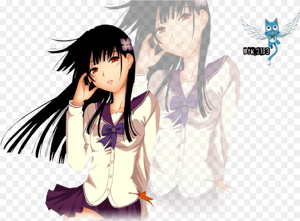 Sankarea Images Sankarea Render Hd Wallpaper Rea Sanka Sankarea Beautiful Anime Manga Art, Publication, Book, Comics, Adult Png Image