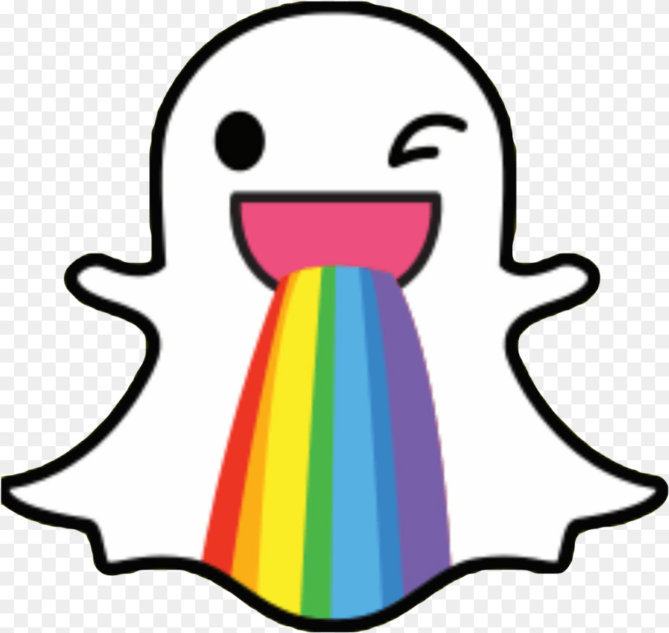 Sanpchat Ghost Rainbow Vomit Puke Rainbowbarf Kawaii Unlock Snapchat Filters Snapcode, Person, Nature, Outdoors, Formal Wear Free Png