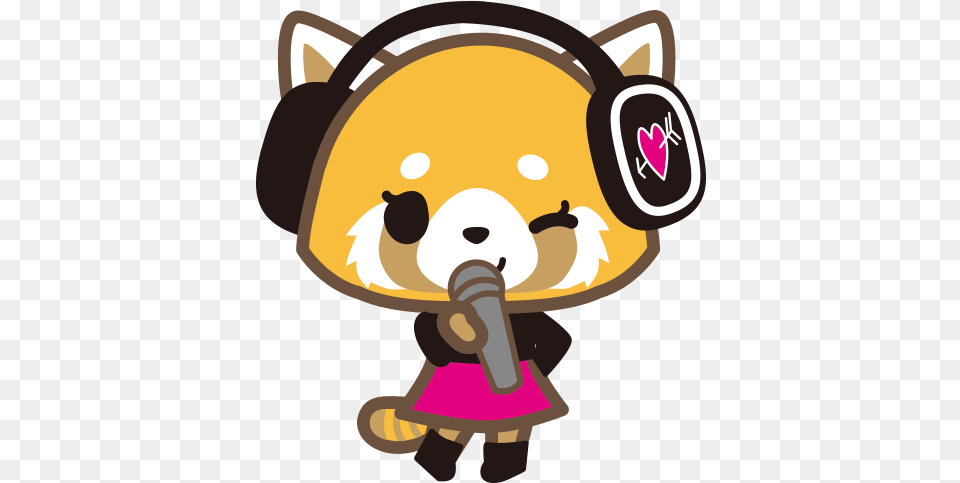 Sanrio Character Ranking 2018 Retsuko Microphone, Plush, Toy, Device, Grass Png