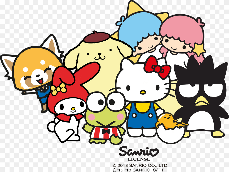 Sanrio Characters Sanrio X Glitch Tote Bag, Plush, Toy, Baby, Person Free Png