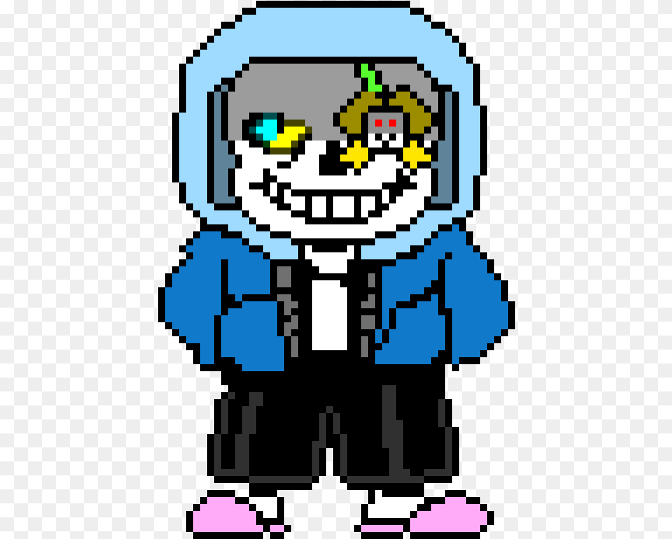 Sans And Flowey Strike In Sans Undertale, Clothing, Coat, Qr Code, Scoreboard Png