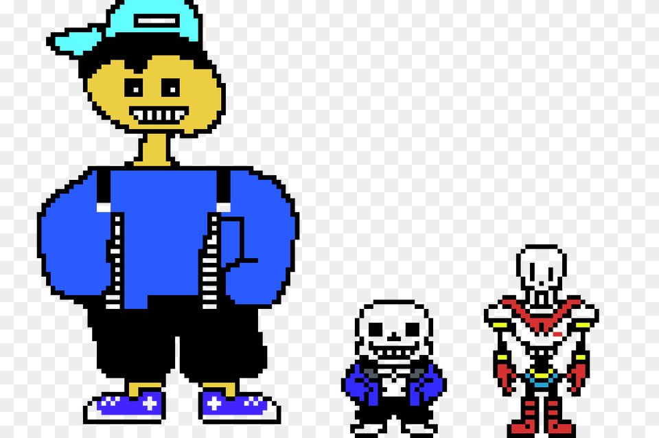 Sans And Papyrus Sprites And Creator Pixel Art Maker Png
