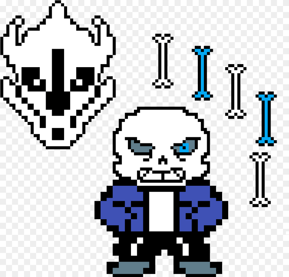 Sans Bad Time Sprite, Qr Code Free Png Download