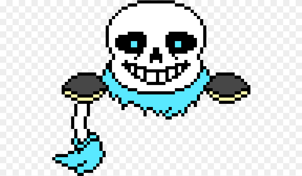 Sans Battle Sprite Colored, Qr Code Free Transparent Png