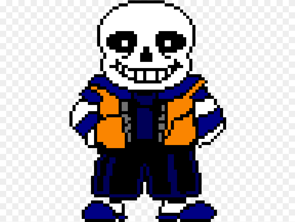 Sans Battle Sprite Colored, Qr Code Free Png Download