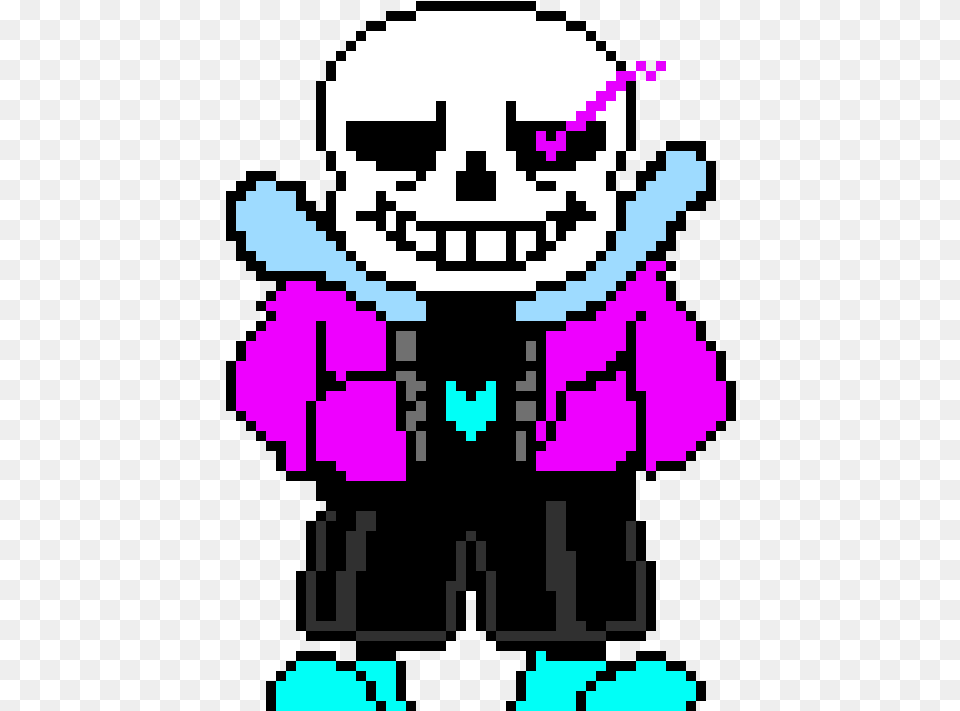 Sans Colored Battle Sprite, Qr Code Png