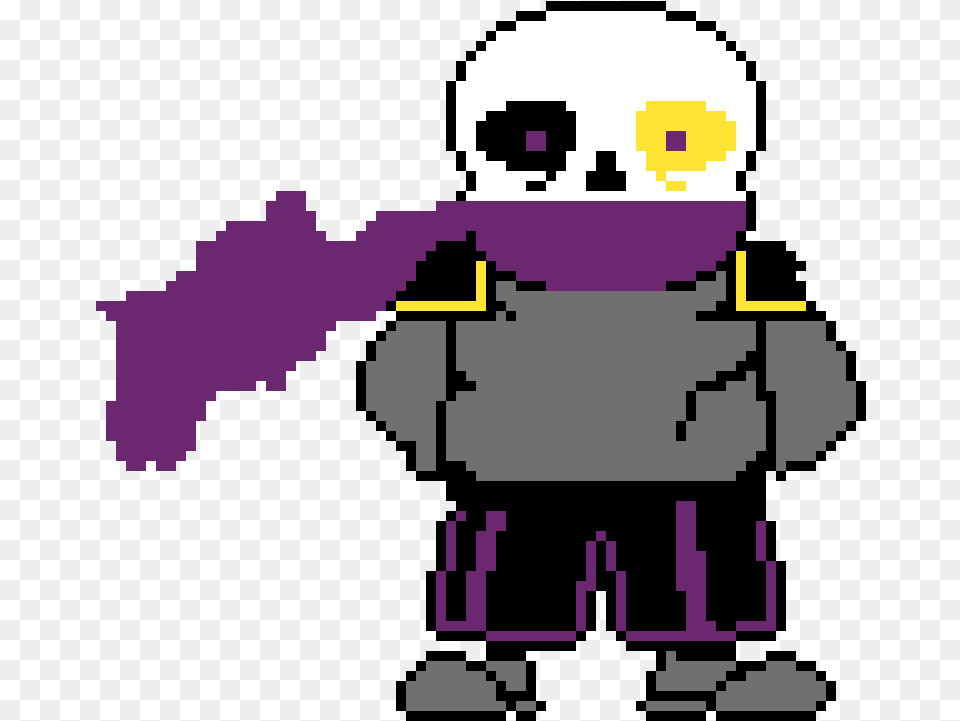 Sans Colored Battle Sprite, Purple, Robot Png Image