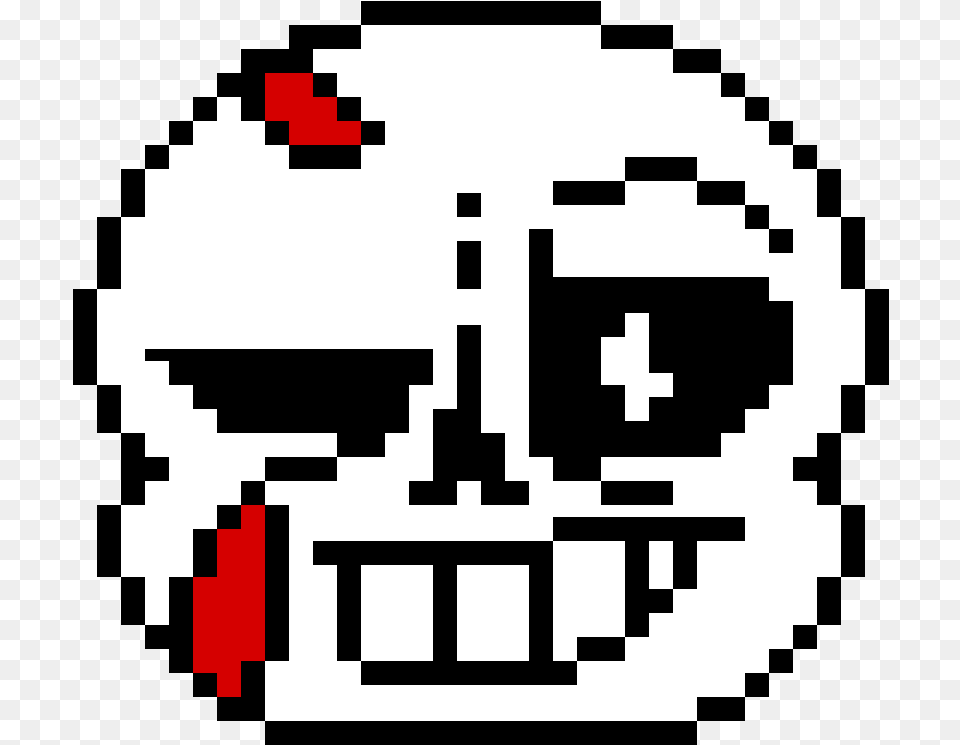 Sans Face Pixel Art, Stencil, First Aid Free Transparent Png