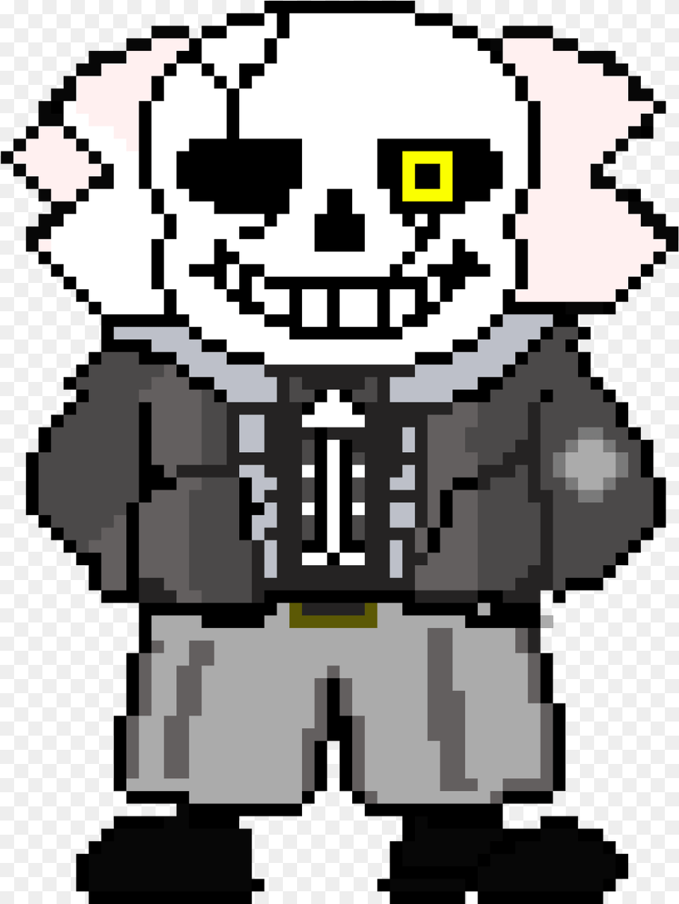 Sans Gaster Sprite Sans Bad Time, Qr Code Free Transparent Png