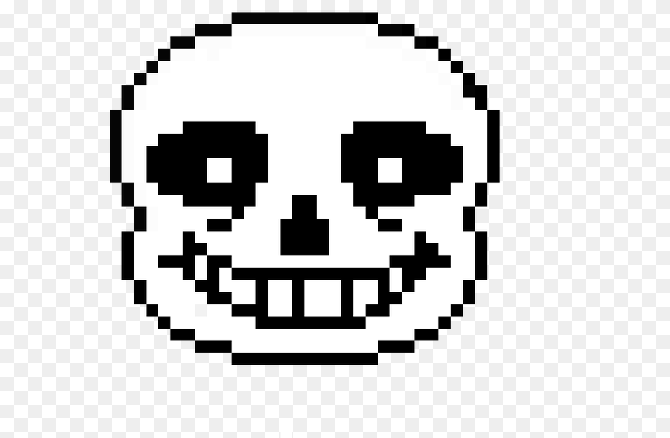 Sans Head Pixel Art Maker, Stencil Free Transparent Png