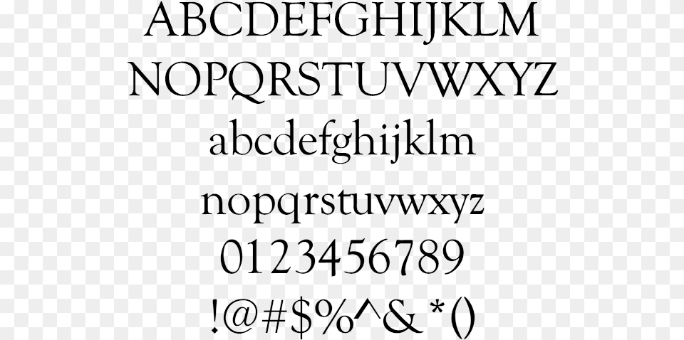 Sans Serif Goudy Old Style Example Goudy Old Style, Gray Free Transparent Png