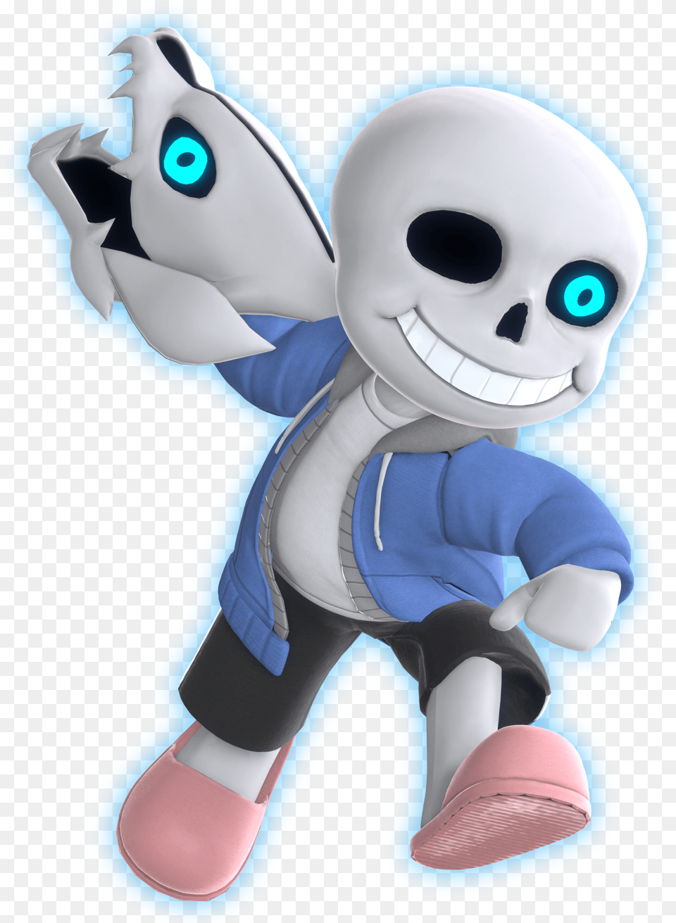 Sans Smash Bros Transparent, Toy, Plush, Mascot Png