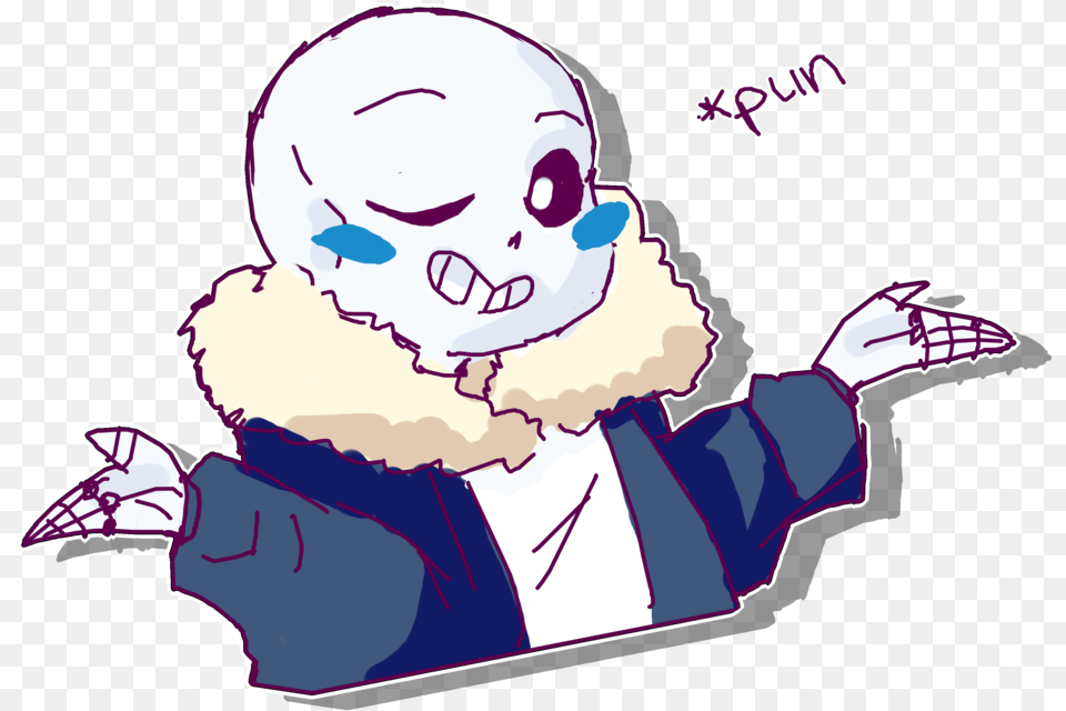 Sans Transparent Cute Kawaii Sans Undertale Transparent, Baby, Person, Face, Head Png