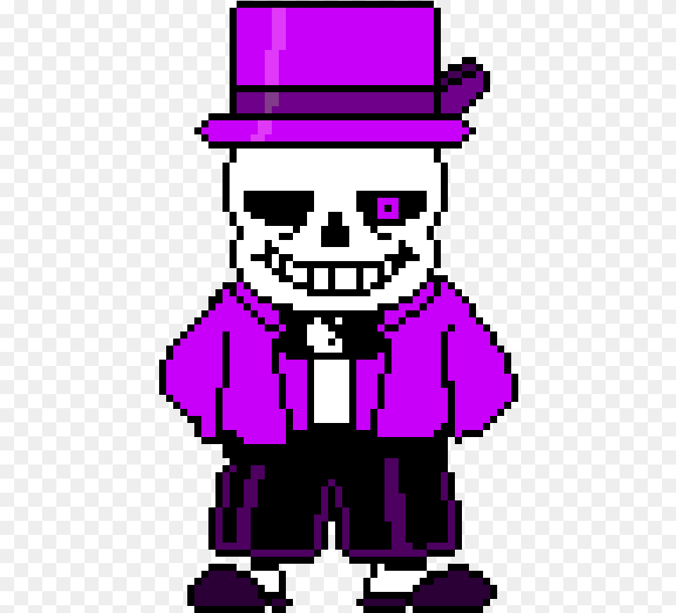 Sans Undertale, Purple, Qr Code Free Png