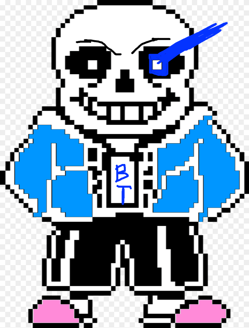 Sans Undertale No Eyes, Robot, Scoreboard, Qr Code Png