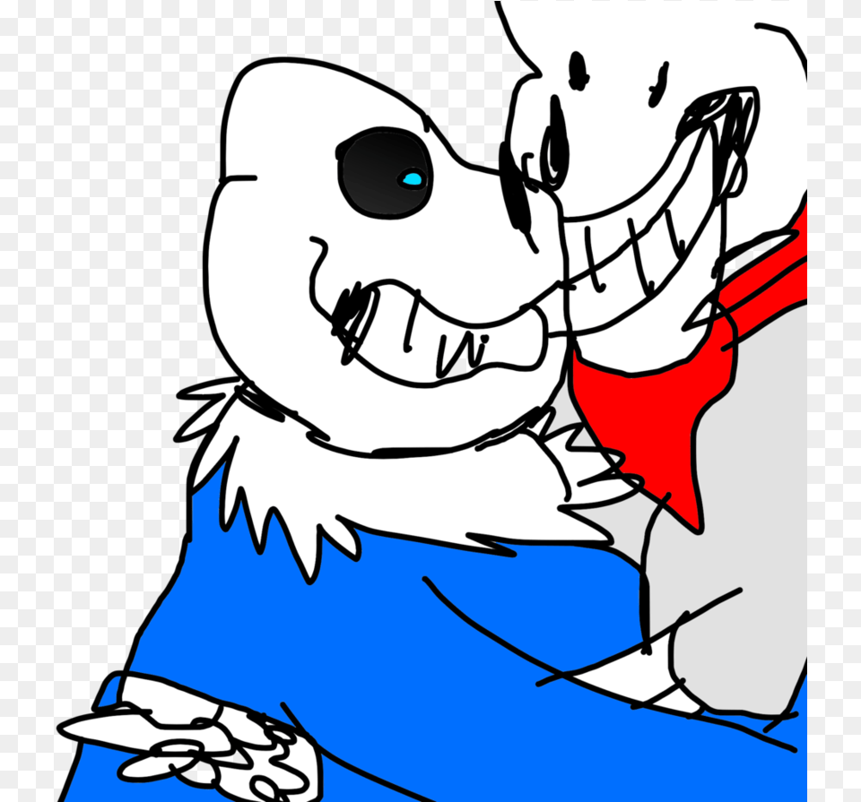 Sans X Papyrus By Cringe Sans X Papyrus Cringe, Book, Comics, Publication, Baby Free Png Download